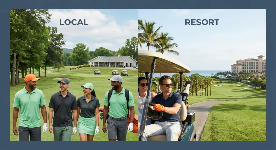 local vs resort golf courses — Local vs. Resort Courses: Choosing Your Next Golf Destination